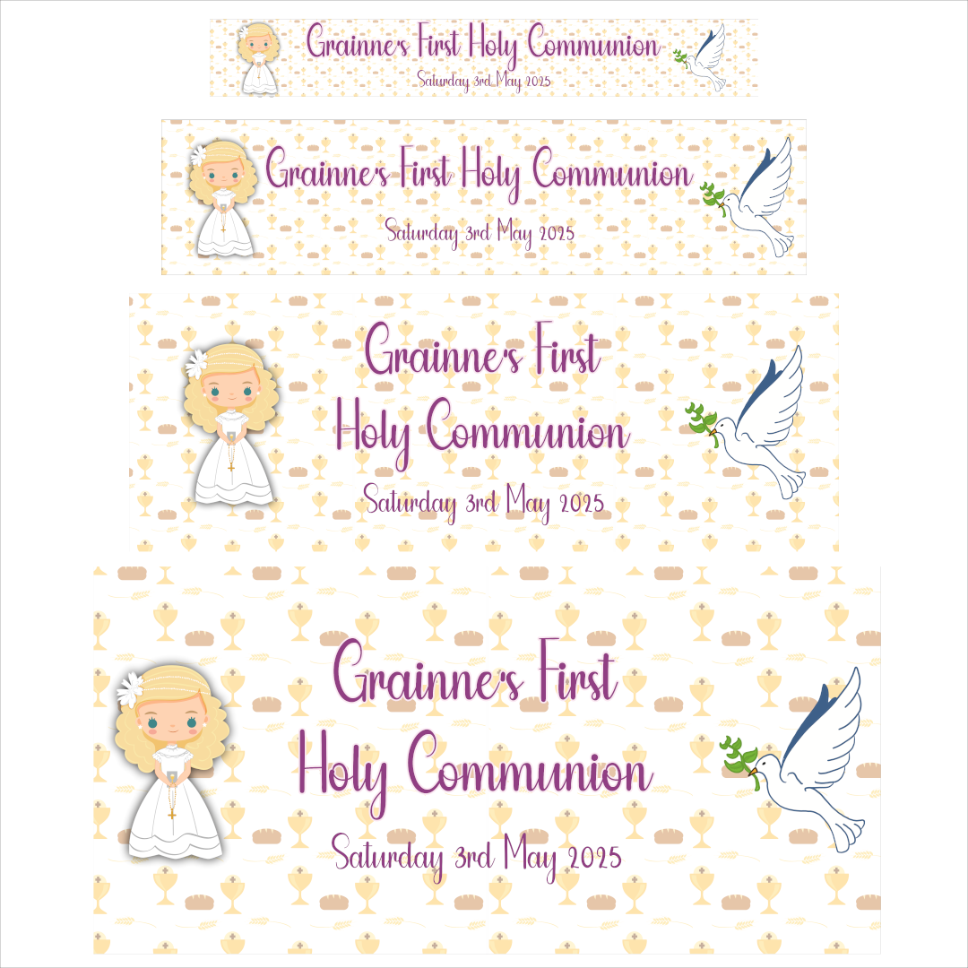 Communion Girl Banner