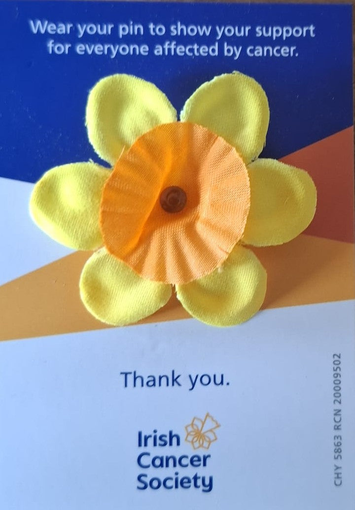 Irish Cancer Society Daffodil Day Pin