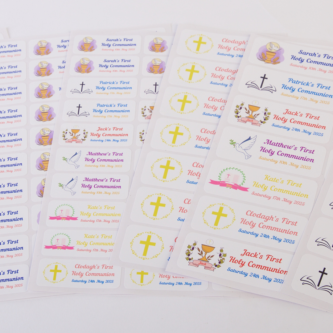 Rectangular Communion Stickers