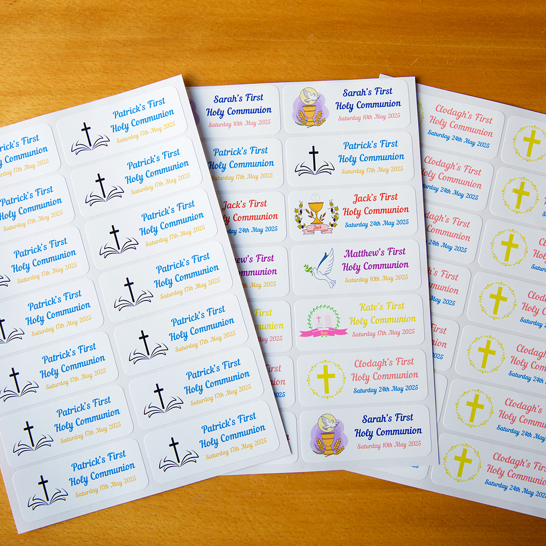 Rectangular Communion Stickers