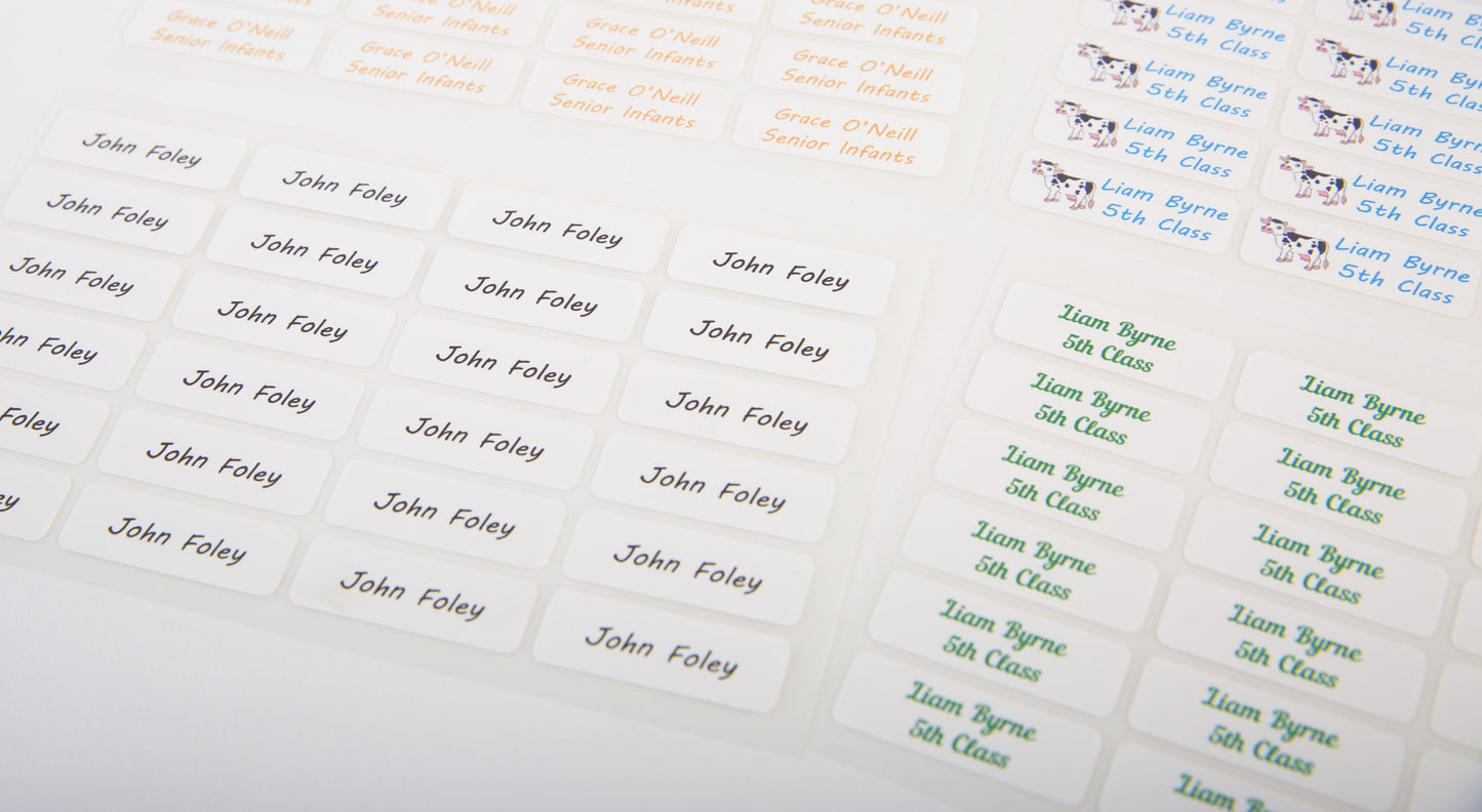 Iron On Labels