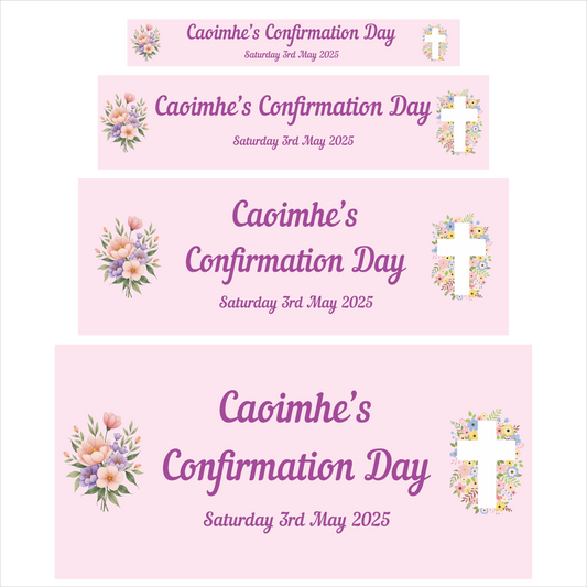 Pink Confirmation Banner