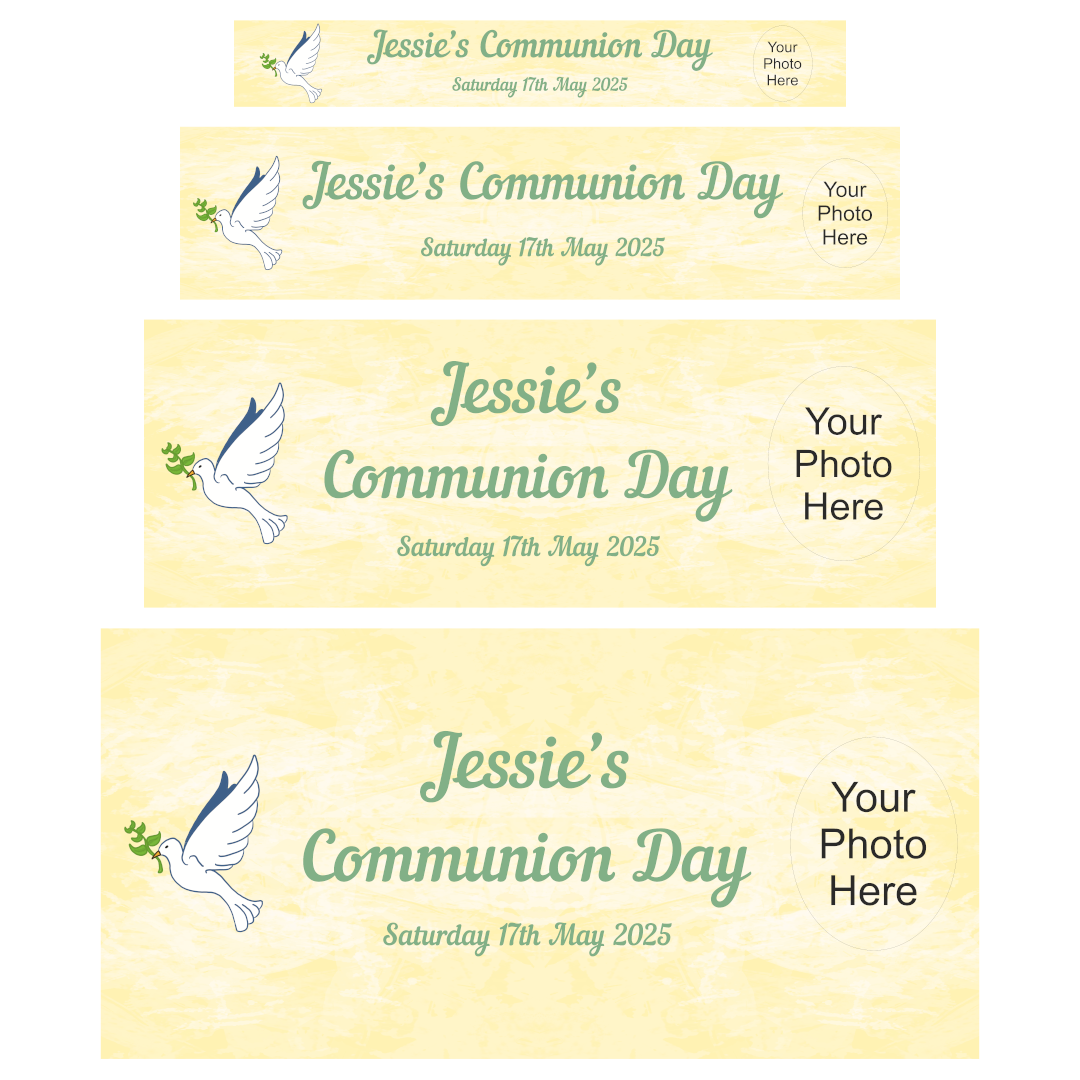 Yellow Communion Banner
