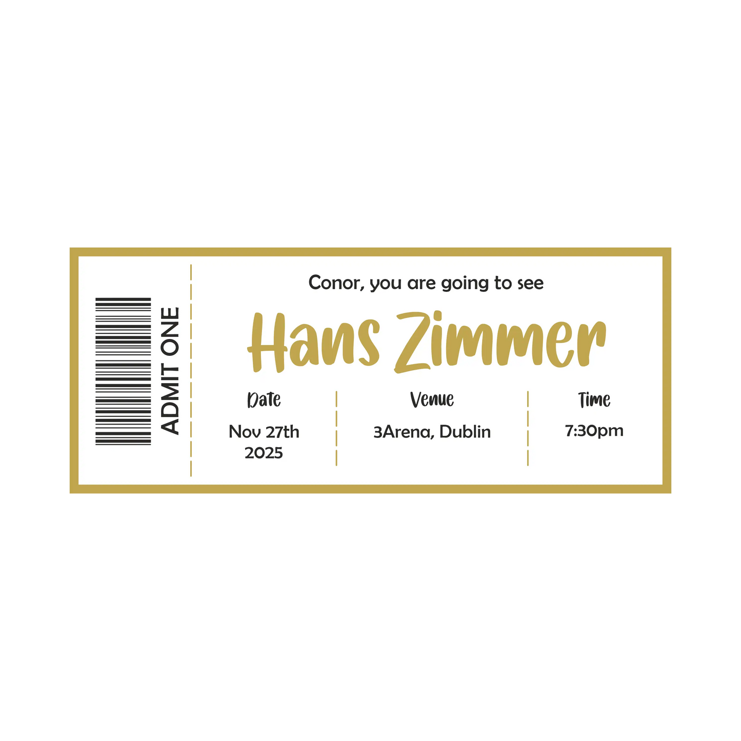 Show/Concert Ticket