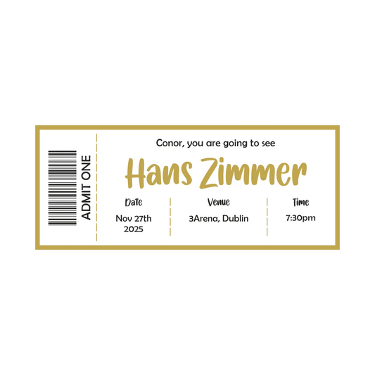 Show/Concert Ticket
