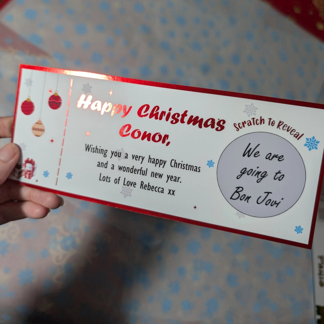 Event Scratch to Reveal Ticket