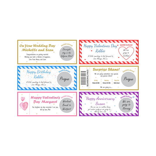 Scratch to Reveal Tickets