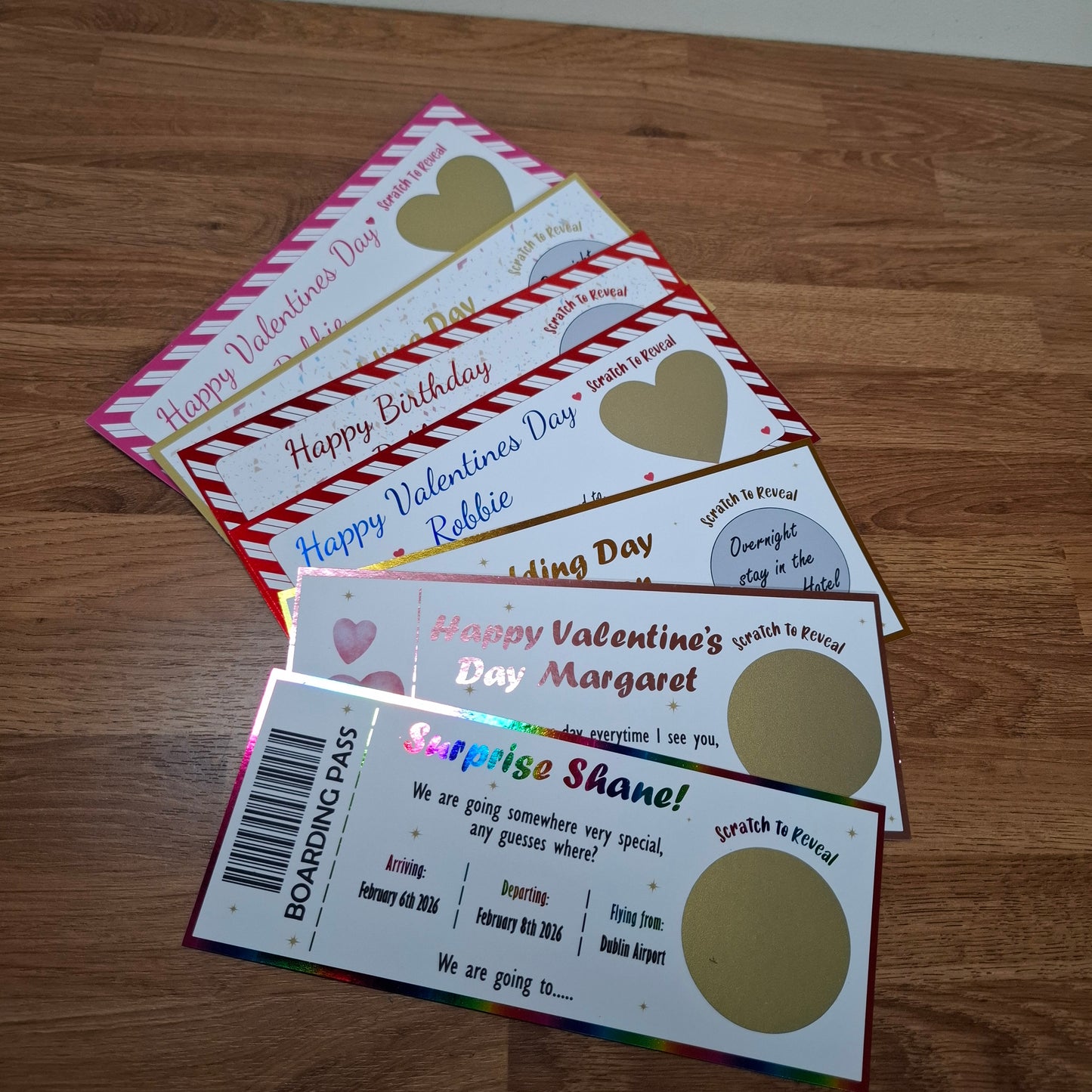 Scratch to Reveal Tickets